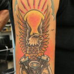 Tattoo Jos Oss Color 12 eagle harley davidson