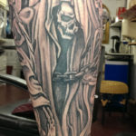 Tattoo Jos Oss Black and grey 15 reaper Magere Hein