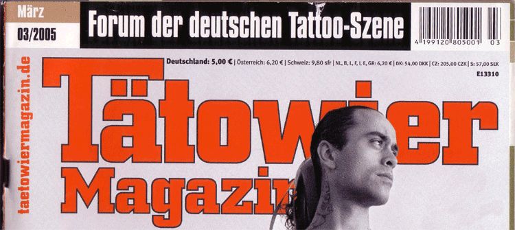 Tatowiermagazin cover Tattoo Jos